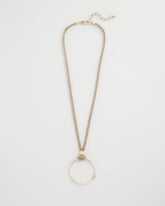 Chico's Large Open Pendant Necklace