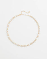 Chico's Goldtone Tennis Necklace