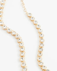 Chico's Goldtone Tennis Necklace