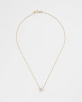 Chico's Gold Tone Drop Stone Necklace