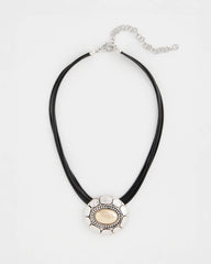 Chico's Mixed Metal Pendant Necklace