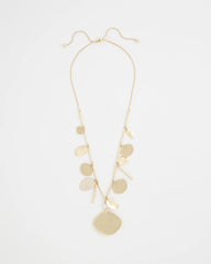 Chico's Gold Long Single Strand Necklace