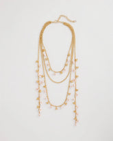 Chico's Pink Multi-Layer Necklace