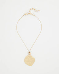 Chico's Short Gold Pendant