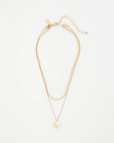 Chico's Goldtone Convertible Pendant Necklace