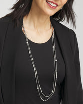 Chico's Hexie Multi-Strand Necklace