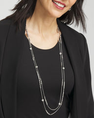 Chico's Hexie Multi-Strand Necklace