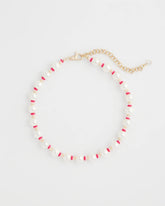 Chico's Short Pearl Pink Necklace