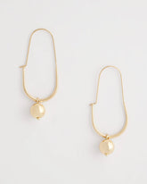 Chico's Gold Bead Threader Earrings