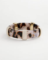 Chico's Tortoise Spider Lily Stretch Bangle