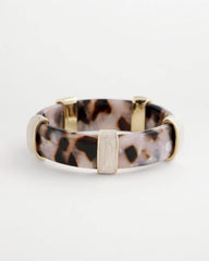 Chico's Tortoise Spider Lily Stretch Bangle