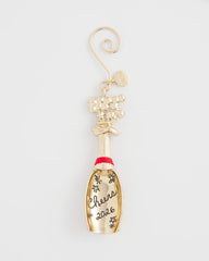 Chico's Champagne Bottle Ornament