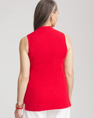Chico's Textured Sleeveless V-Neck Tunic