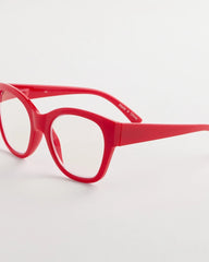 Chico's Large Red Cateye Readers