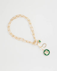 Chico's Lucky Charm Twice As Nice Necklace