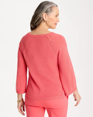 Chico's Cotton-Blend Pullover Sweater