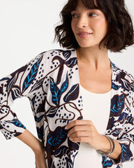 Chico's Printed Summer Romance Cardigan