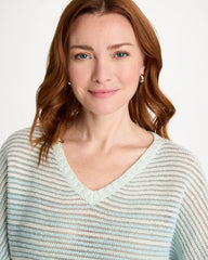 Chico's Space Dyed Pullover Sweater