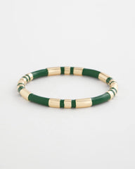Chico's Green Enamel Hinge Bangle