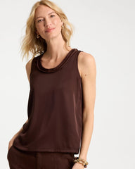 Chico's Jersey Satin Tank Top