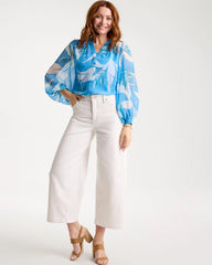 Chico's Georgette Printed Blouse