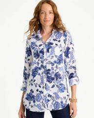 Chico's No Iron™ Linen Bloom Shirt