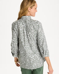 Chico's Printed No Iron Stretch Shirt