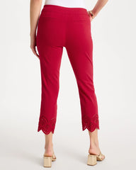 Chico's Petite Brigitte™ Slim Scalloped Ankle Pants