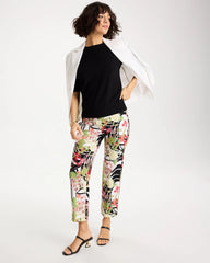 Chico's Tropical Nights Brigitte™ Straight Crop Pant