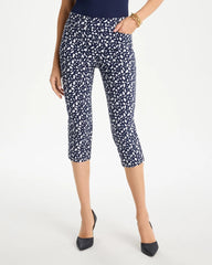 Chico's Brigitte™ Slim Printed Pull-On Capri Pant