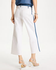 Chico's Girlfriend Straight Colorblock Jeans