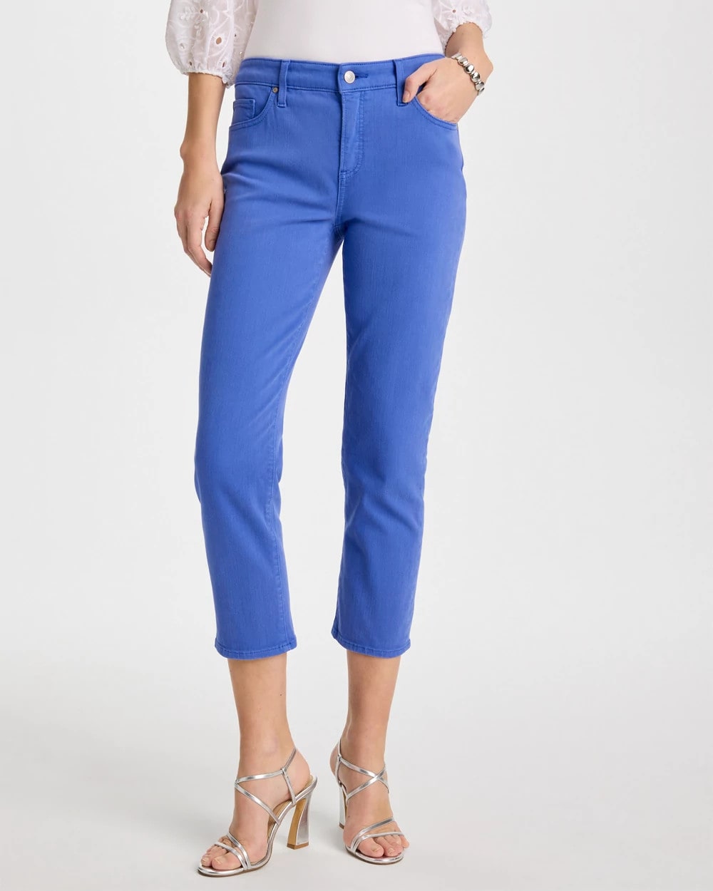 Chico's Girlfriend Slim Cropped Jeans