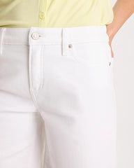Chico's Girlfriend Slim White Jean Shorts