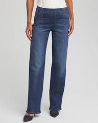 Chico's Pull On Wide Jean