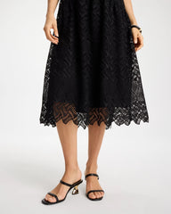 Chico's Embroidered Lace Sleeveless Dress