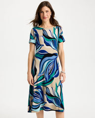 Chico's Travelers™ Marble Flora Swing Dress