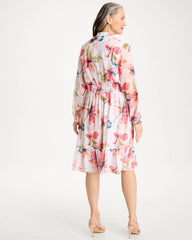 Chico's Georgette Trapunto Pullover Dress