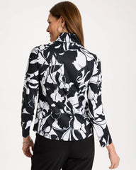 Chico's Zenergy® UPF Floral Nights Half Zip