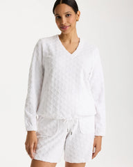 Chico's Zenergy® Terry Cloth Jacquard Top