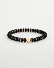 Chico's Black Round Stretch Bracelet