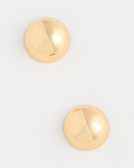 Chico's Mini Goldtone Sphere Stud Earrings