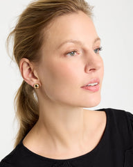 Chico's Mini Goldtone Sphere Stud Earrings