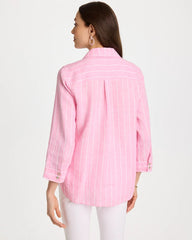 Chico's No Iron™ Linen Striped Shirt