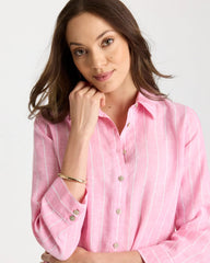 Chico's No Iron™ Linen Striped Shirt