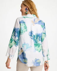 Chico's No Iron™ Printed Linen Shirt