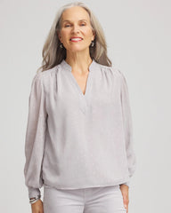 Chico's Georgette Clip Dot Blouse