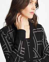 Chico's Ella Graphic Cardigan