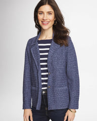Chico's Denim Inspired Textured Cardigan