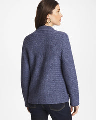 Chico's Denim Inspired Textured Cardigan