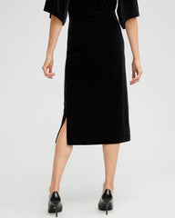 Chico's Travelers™ Velvet Midi Skirt